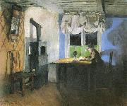 Ved lampelys Harriet Backer